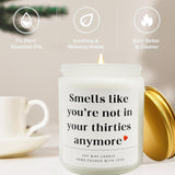 Unique 40Th Birthday Gifts, Handmade Lavender Scented Candle With A Touch Of Humor Perfect For Women Men Moms Dads Friends And Spouses 7Oz