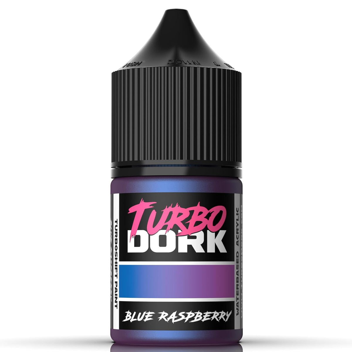 Blue Raspberry Turboshift Acrylic Paint 22Ml Bottle - Water-Based Non-Toxic Metallic Color Shifting Paint