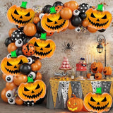 30 Inch Scary Halloween Pumpkin Foil Balloon Jack O Lantern Party Decoration