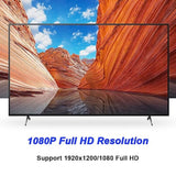 Gold-Plated Hdmi To Dvi Adapter, Bi-Directional Dvi Male (24 + 5) To Hdmi Fema