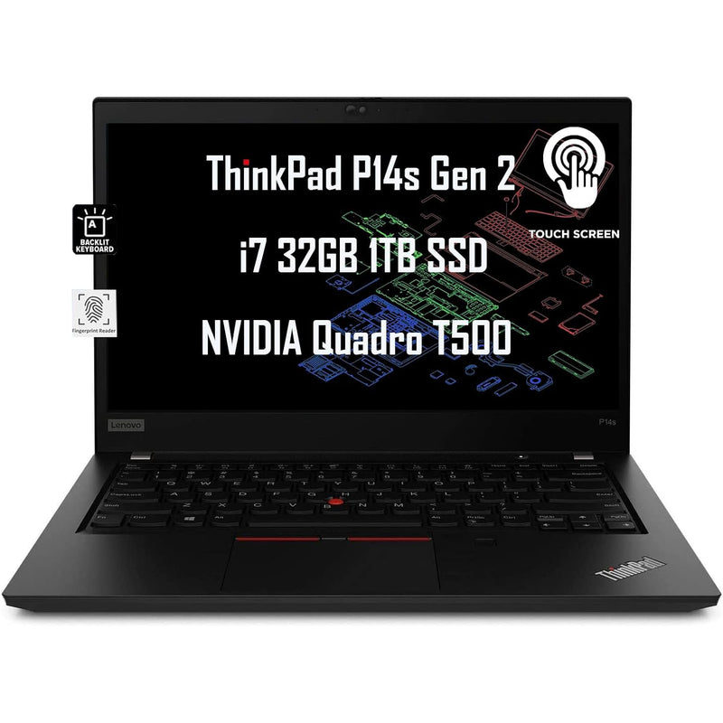 Lenovo ThinkPad P14s Gen 2 14" FHD Touchscreen (Intel Core i7-1165G7, 32GB RAM