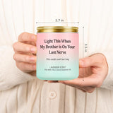 Scented Candle - Sister In Law Gifts - Funny Bridal Shower, Wedding, Valentines Day, Birthday Gifts For Sister In Law, Brother, Brothers Girlfriend, Bride - Happy Birthday Present Ideas For Sil