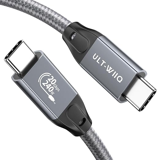 3.3FT USB C to USB C 20Gbps 240W PD 3.1 8K 4K Video Fast Charging Cable