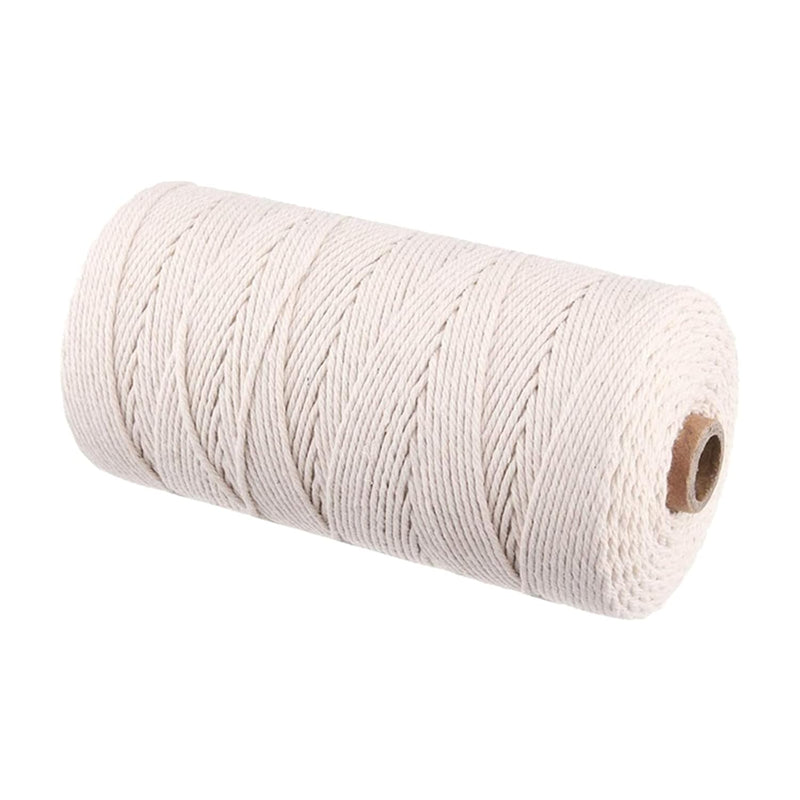 Macrame Cord, Soft Twisted Cotton Rope Biodegradable Cord For Wall Hanging, Pl