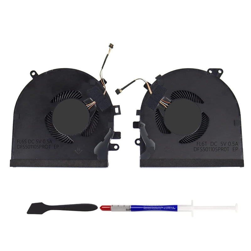 New Cpu+Gpu Cooling Fan Replacement For Razer Blade 15 Rz09-0270 Rz09-02705E75