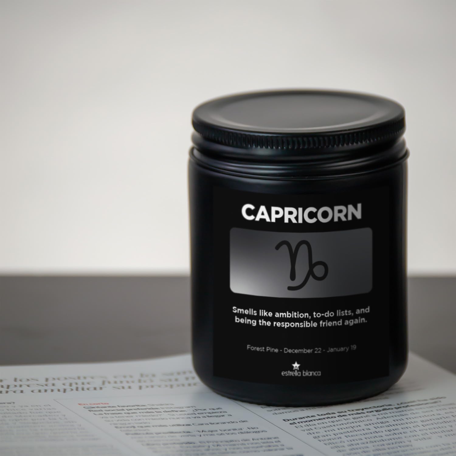 9Oz Capricorn Gifts December January Birthday Astrology Gifts For Women, Candles For Women Scented Candle For Home, Soy Wax, For Zodiac Birthdate, Zodiac Candles