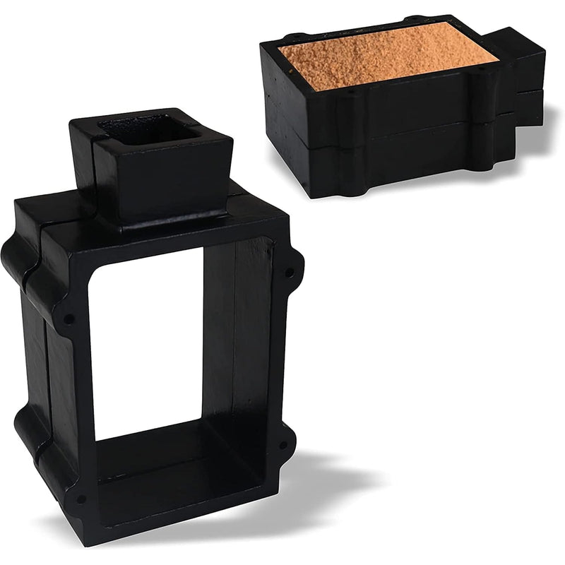 Cast Iron 2-Part Flask Mold Frame For Sand Casting Jewelry Metal Casting Making Tool……