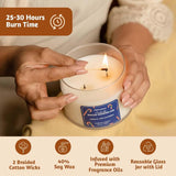 Christmas Candles- 8.8 Oz |Vanilla, Cashmere Scented Winter Candles For Home, Women, Gifts For Her |Soy, Non Toxic, Holiday Candle With 30 Hrs Burntime For Aromatherapy, Christmas Gifts