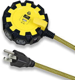 Heavy Duty 8-Outlet Workshop Power Strip with USB-C USB-A and 6FT Braided Cord