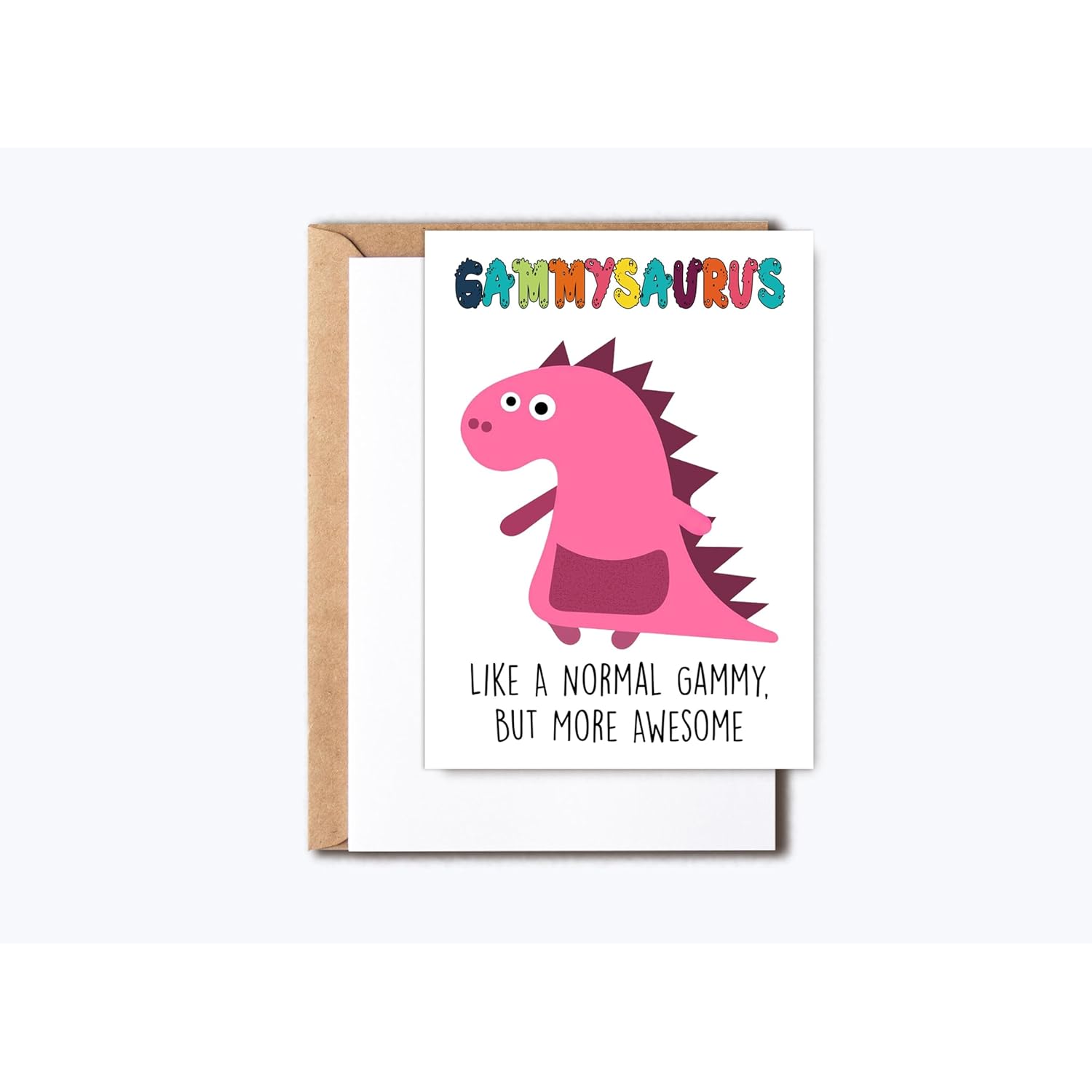 Gammy Dinosaur Card Gammysaurus - Dinosaur Birthday Card - Gammy Birthday Card - Happy Birthday Card - Mother'S Day Card - Card For Gammy