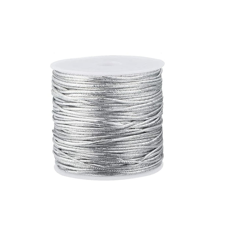 Silver Elastic Cord Elastic String For Bracelets Elastic Cord Christmas Ribbon