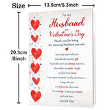 Valentines Day Cards Gifts For Husband From Wife, Funny Husband Valentines Day Card Gift For Him-8X5.3 Inches, Double-Sided