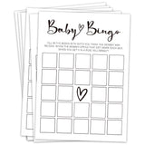 Baby Shower Bingo Games, 30Pcs Baby Shower Game Cards For Boy Girl, Gender Neutral Party Games Activities/Bb016