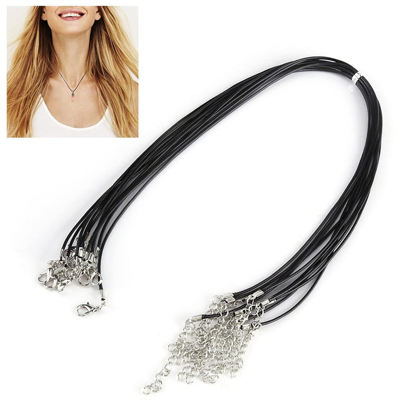 10Pcs Necklace Cord String Waxed Neckalce Cord Bulk Necklace Rope String With