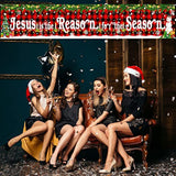 Large Jesus Is The Reason For The Season Decorations Banner Holy Nativity Christmas Yard Banner Red Buffalo Plaid Religious Hanging Banner Backdrop For Xmas Winter Holiday Party Indoor Outdoor Decor