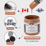 | Furniture Diy Metallic Copper Bronze Paint | Art Craft Walls Opaque - Pouring Paint (8 Oz)