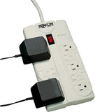 8-Outlet Surge Protector Power Strip with Extra Long 25FT Flat Plug Extension Cord