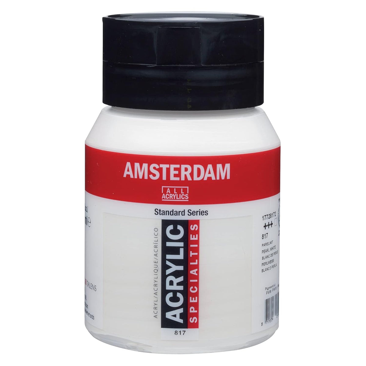 Standard Series Acrylic Jar 500Ml Pearl White 817 (17728172)