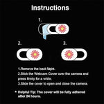 Ultra Thin Daisy Webcam Cover, Privacy Protector for Laptop, Phone, Tablet