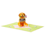 3D Pop Up Mothers Day Card, Happy Mother'S Day Dog, For Mom, Wife - 5" X 7" Cover - Includes Envelope And Note Tag