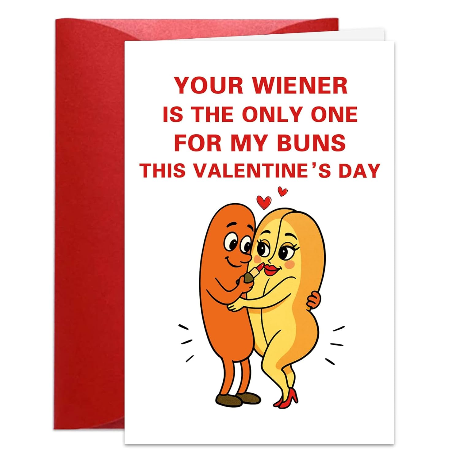 Funny Valentines Day Card For Him Husband Boyfriend, Naughty Valentines Day Card With Envelope, Funny Romantic Joke Cards For Husband Men Fiance From Wife Women Fiancee