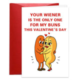 Funny Valentines Day Card For Him Husband Boyfriend, Naughty Valentines Day Card With Envelope, Funny Romantic Joke Cards For Husband Men Fiance From Wife Women Fiancee