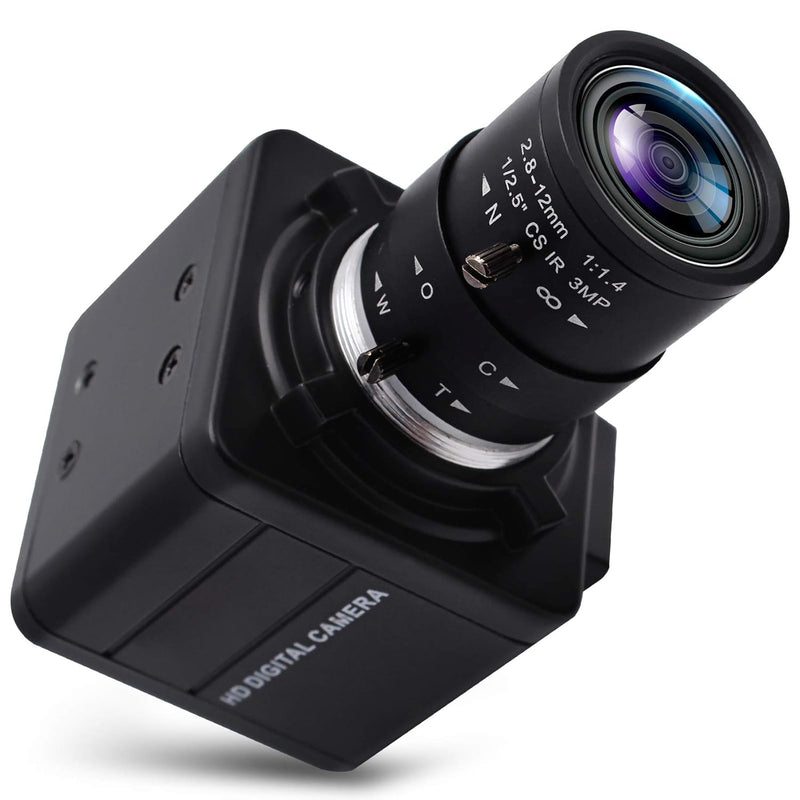 4K Ultra Hd Webcam 5X Optical Zoom Camera With 2.8-12Mm Variable Lens Usb Web