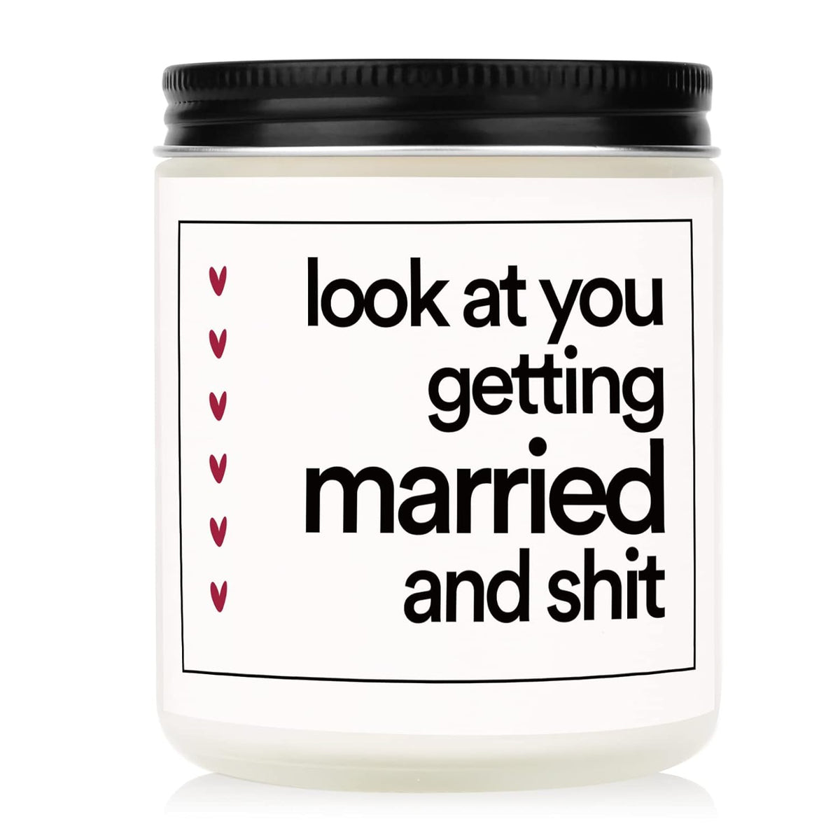 Funny Wedding Gifts, Bachelorette & Bridal Shower Gift For Bride, 7Oz Lavender Scented Soy Wax Candle, Bride To Be, Engagement Gifts For Couples