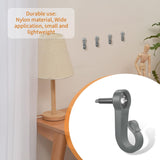 Pack Of 40 Q Hanger, Screws In Hooks Christmas And Outdoor Hooks For String And Fairy Lights, Garage And Party Outdoor Easy Release Wire