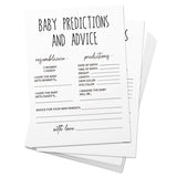 Baby Predictions & Advice For New Parents – Minimalism Shower Activity By Printed Party, It'S A Girl Forest Animals Theme Set Of 50 Cards-In12