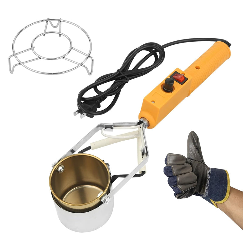Lead Melting Pot, Lead Melting Pot For Fishing & Bullets Molds Kit, Electric Melting Pot For Lead, Crucibles For Melting Metal, Suitable For Fishing Weight Molds & Metal Pendant ?Diy?300W?