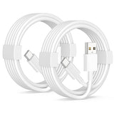 2 Pack 3FT USB A to USB C CarPlay Cable Fast Charging Cord for iPhone 17 16 Samsung Galaxy Pixel iPad