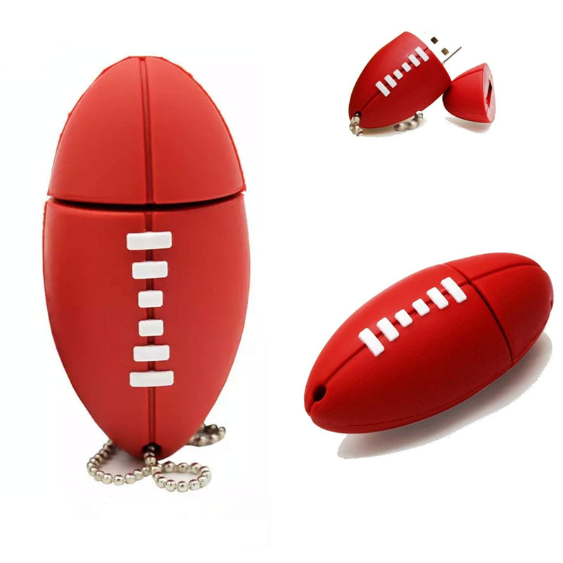 Football Usb Drive - Football Flash Drive - 16Gb Flash Drive - Rugby Usb Thumb