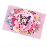 Butterfly Garden 3D Greeting Card,Elegant Floral Pop Up Birthday Card For Birthday,Christmas,Mother’S Day, Wedding,Anniversary
