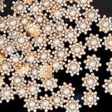 30Pcs Rhinestone Pearl Button Accessories Jewelry Decoration Embellish