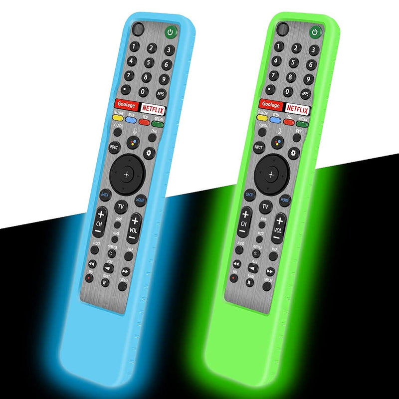 2 Pack Silicone Case For Sony Rmf-Tx600U Rmf-Tx500U Remote Control [Anti-Slip]