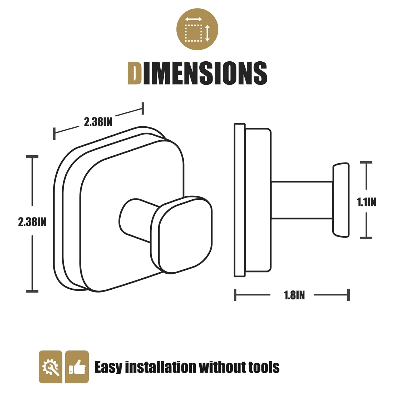 Suction Cup Hooks For Shower,Heavy Duty Shower Hooks For Bathroom Wall,Glass Windows,Smooth Doors To Hang Towels,Robes,Coat,Reusable Suction Cup Wreath Hanger For Christmas Wreaths-Black(2 Pack)