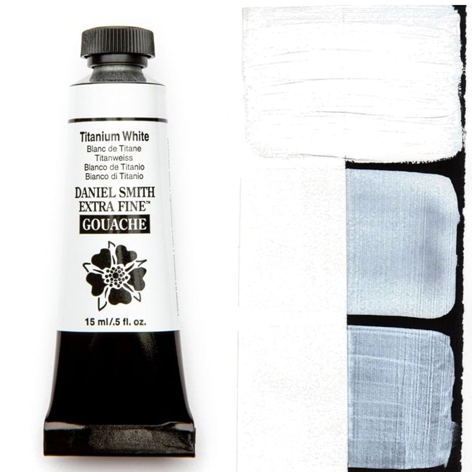 Daniel Smith Extra Fine Gouache 15ml Tubes Titanium White 15 ml
