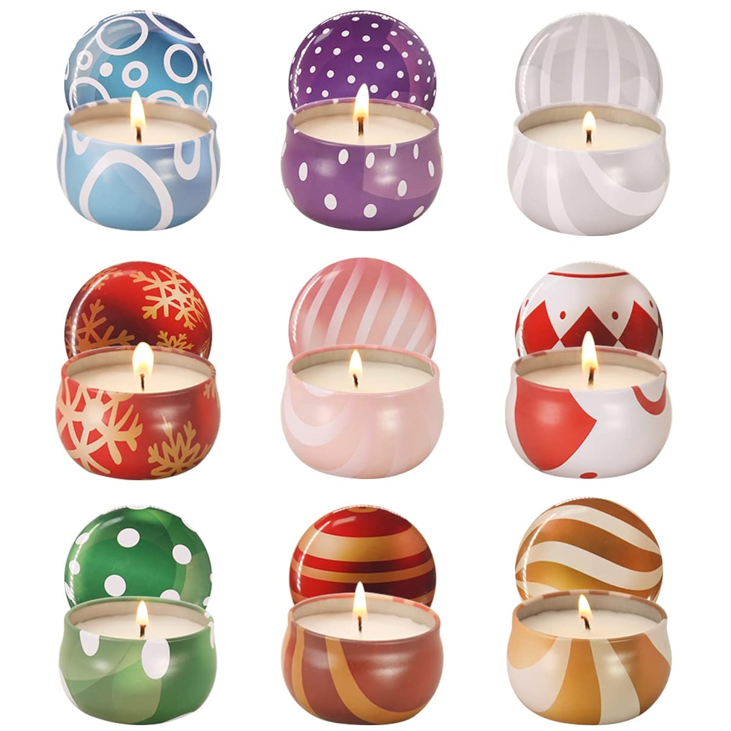 Scented Candles Gift Set, 9 Packs Soy Wax Candles For Women Mom On Mother'S Day, Birthday Gifts For Women Mom Best Friends Sister Colleague