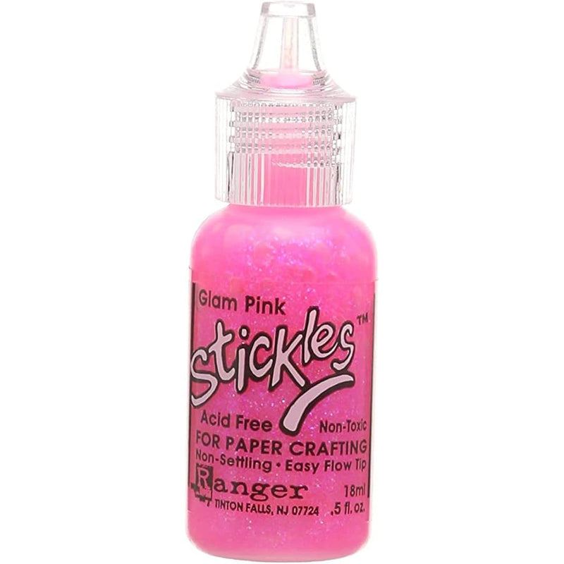 Ranger Glam Pink Stickles Glitter Glue .5Oz