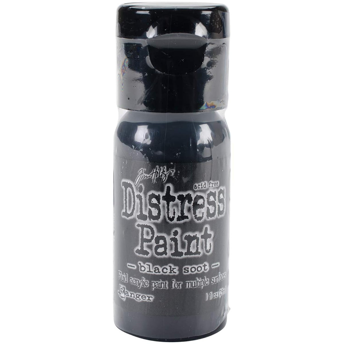 Ranger TDF52937 Distress Paint Flip Top 1oz-Black Soot