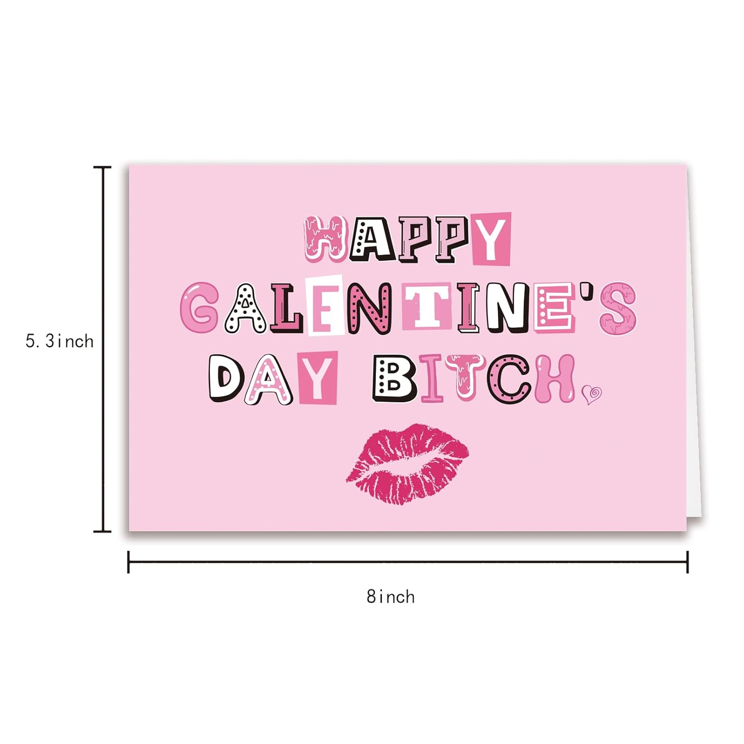 Funny Galentines Day Card For Best Friend, Rude Galentines Day Gifts For Bestie Sister, Galentine'S Day Card For Her Women, Happy Galentine'S Day Bitch