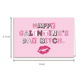 Funny Galentines Day Card For Best Friend, Rude Galentines Day Gifts For Bestie Sister, Galentine'S Day Card For Her Women, Happy Galentine'S Day Bitch