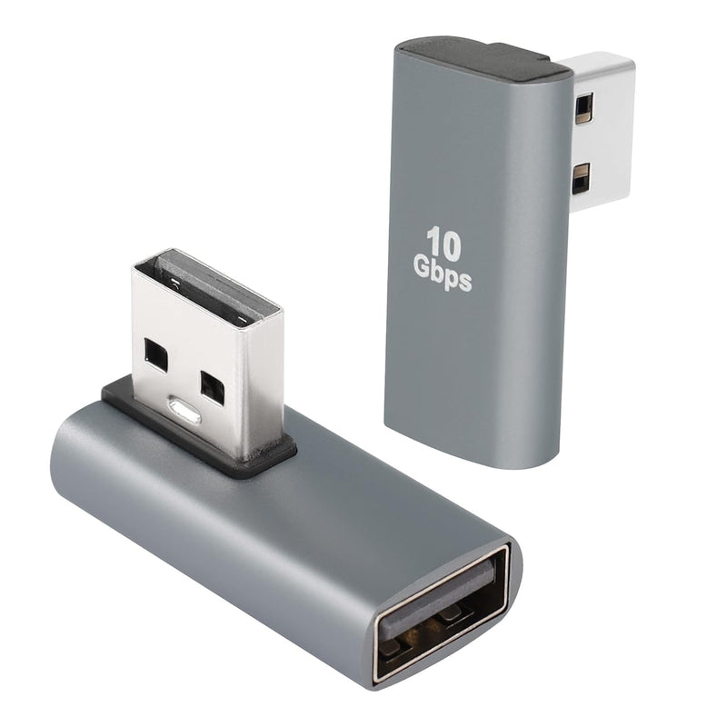 Usb 3.1 90° Adapter Usb A Male To Female Right Angle Coupler 10Gbps Usb 3.1 Da