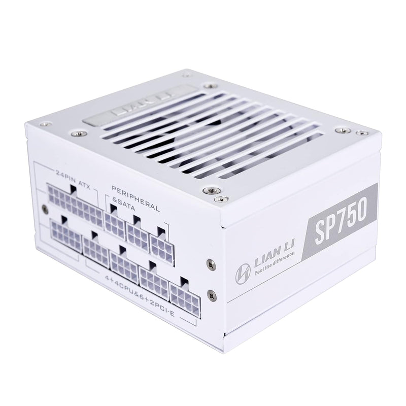 LIAN LI SP 750W 80+ Gold, White Color, Performance SFX Form Factor Power Suppl