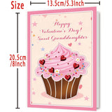 Cute Cake Valentine’S Day Card Gifts For Granddaughter?Sweet Valentines Day Gifts For Her Girl Kids From Grandma Grandpa Grandparents