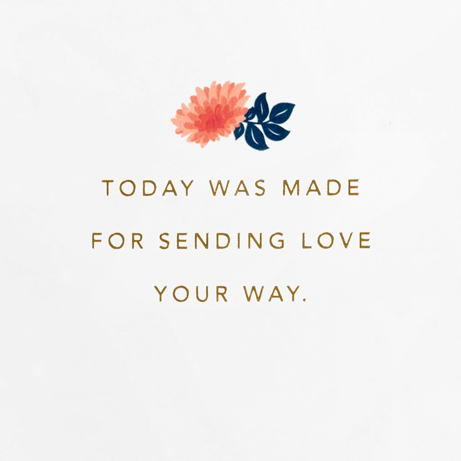 Hallmark Signature Mother's Day Card (Sending Love Your Way) for Sister, Friend, Aunt, Coworker