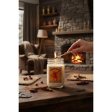 Fireballs Cinnamon Whisky Candle ~ A Candle With Nuts All Natural Premium Soy Wax ~ Red Hot Cinnamon Whiskey ~ Highly Scented (12Oz Jar)
