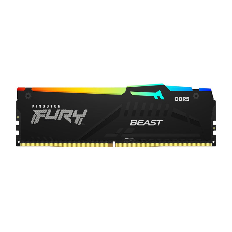 Kingston Fury Beast Rgb 64Gb 5200Mt/S Ddr5 Cl40 Dimm Desktop Memory (Kit Of 2)