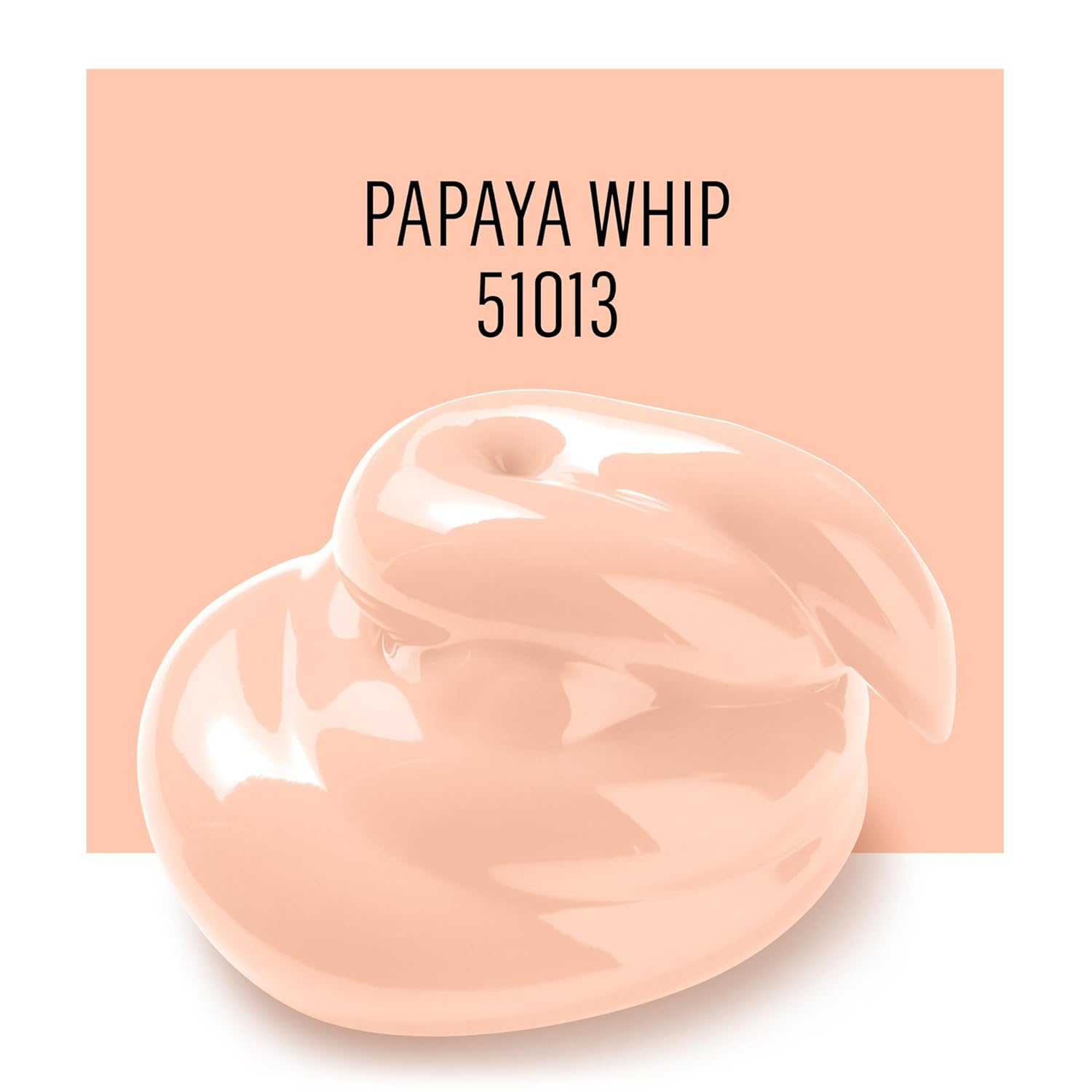 FolkArt Acrylic Craft Paint, Papaya Whip 2 fl oz Premium Matte Finish Paint, Perfect For Easy To Apply DIY Arts And Crafts, 51013
